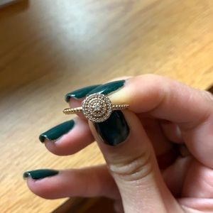 pandora rose gold size 6